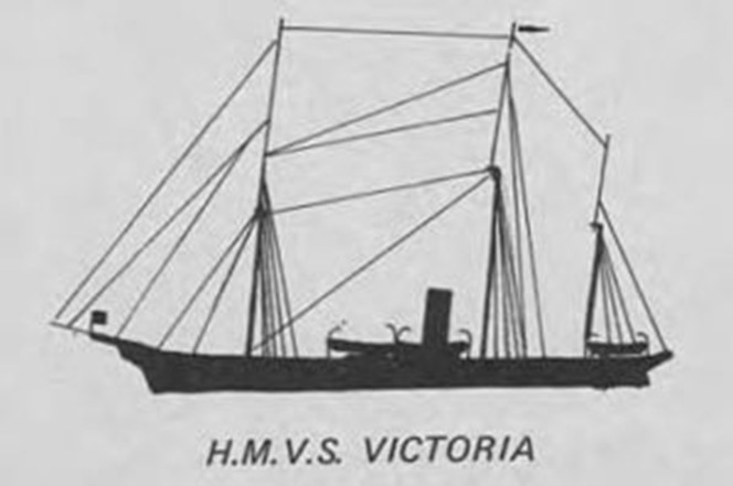 An image of the HMVS Victoria.